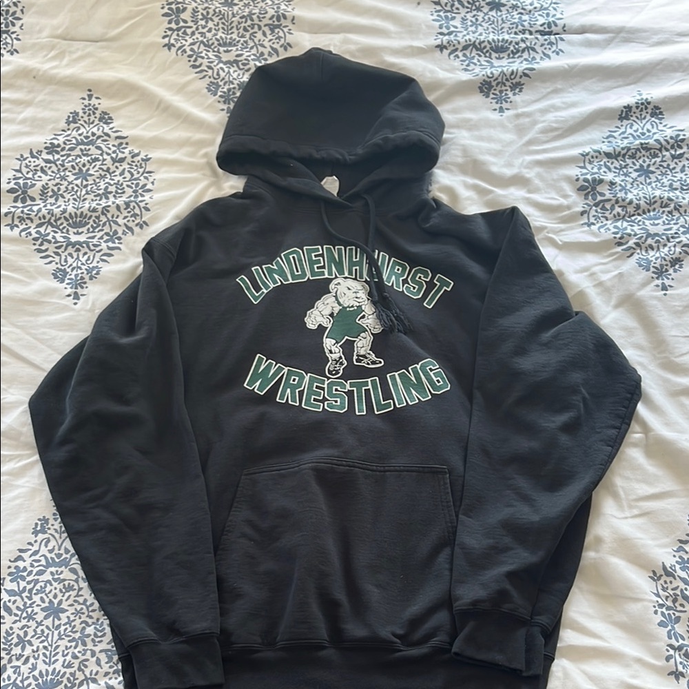 Lindenhurst Wrestling Black Hoodie